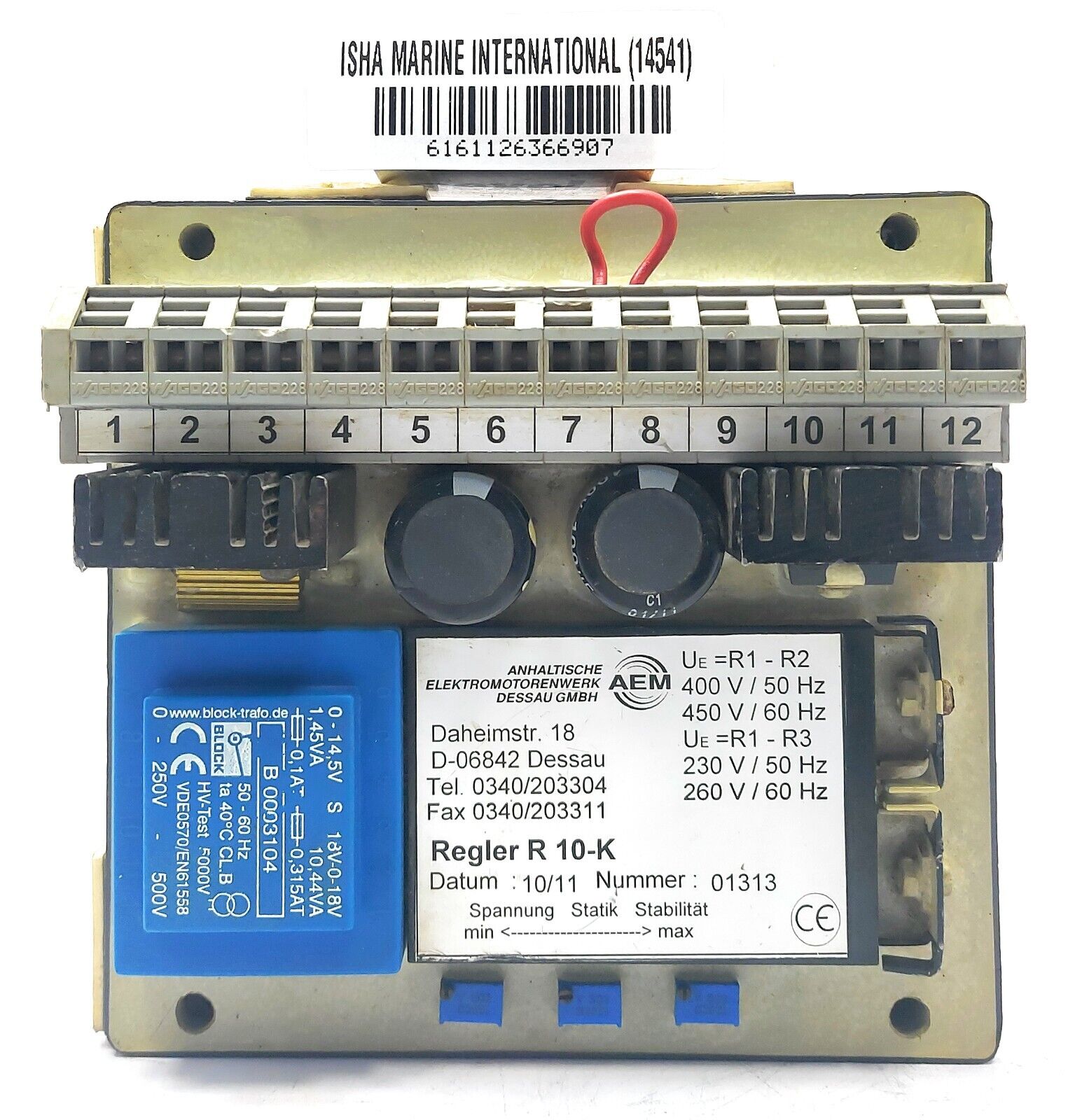 REGLER R 10/K AEM